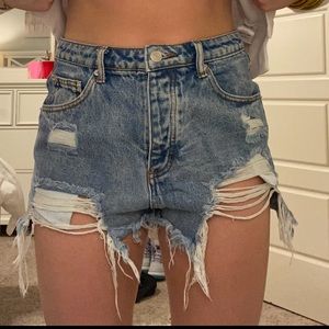 Boutique jean shorts- size medium